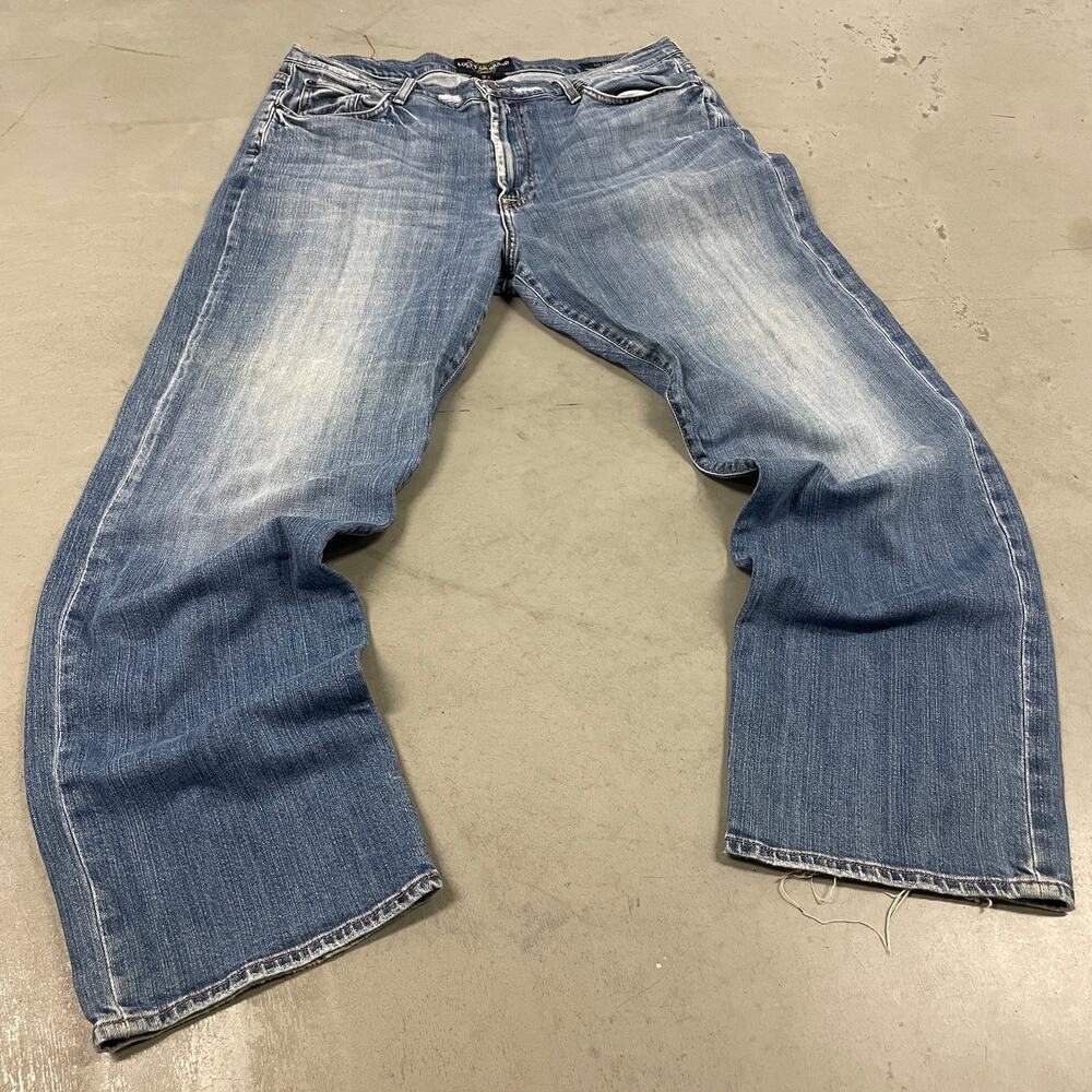 Vintage Y2K baggy faded lucky brand jeans 38x33